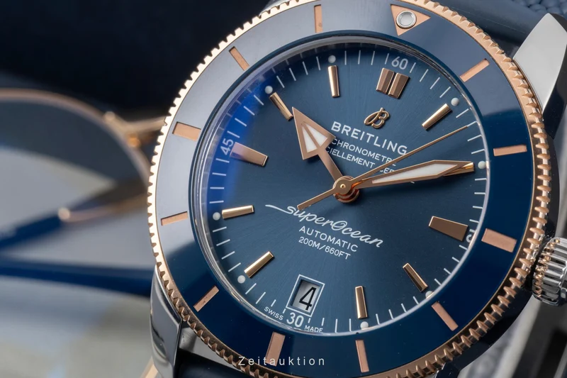 Breitling Superocean steel / gold automatic men's watch UB2010161C1S1 LP: 7200EUR [2605664]