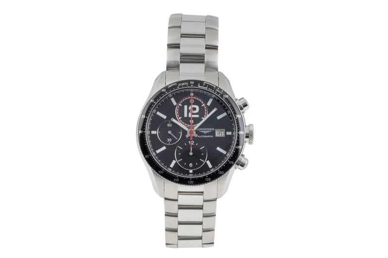 Longines Grande Vitesse chronograph steel automatic men's watch L3.636.4.50.6 [2605387]