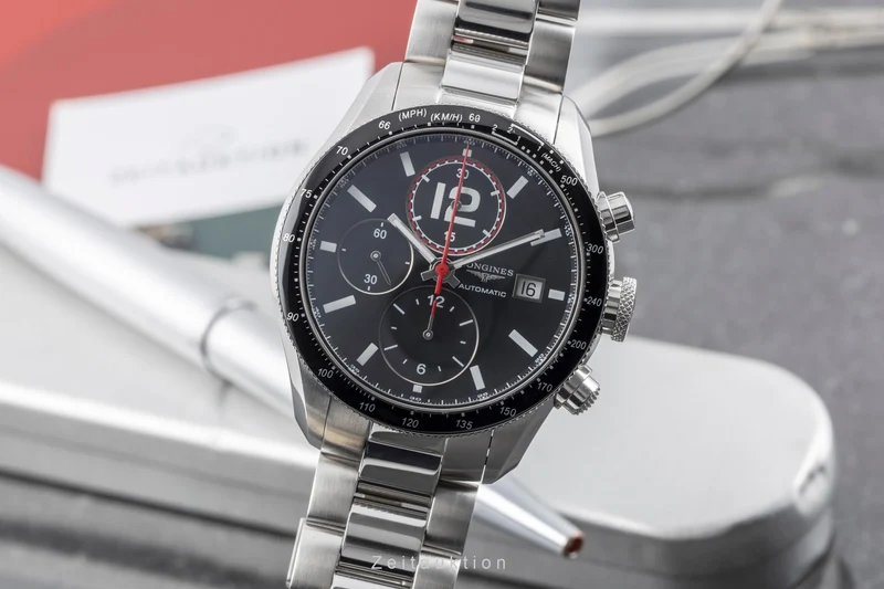Longines Grande Vitesse chronograph steel automatic men's watch L3.636.4.50.6 [2605387]