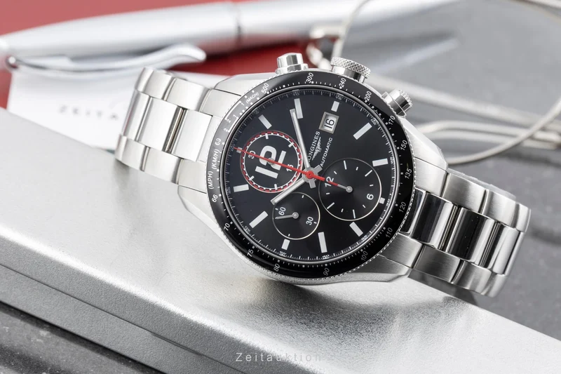 Longines Grande Vitesse chronograph steel automatic men's watch L3.636.4.50.6 [2605387]
