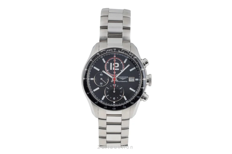 Longines Grande Vitesse chronograph steel automatic men's watch L3.636.4.50.6 [2605387]