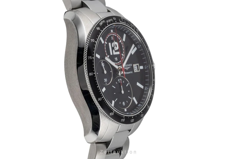 Longines Grande Vitesse chronograph steel automatic men's watch L3.636.4.50.6 [2605387]
