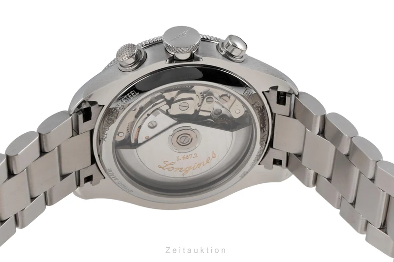 Longines Grande Vitesse chronograph steel automatic men's watch L3.636.4.50.6 [2605387]
