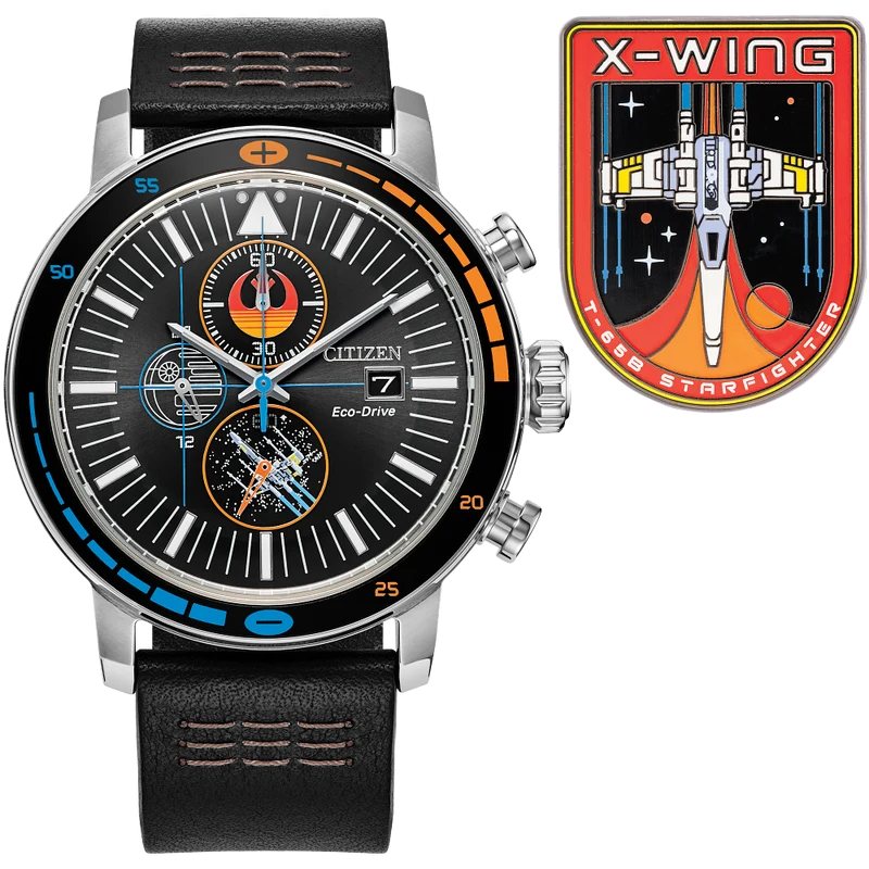 Star Wars Rebel Starfighter Citizen Eco-Drive Watch Box Set CA0870-43W
