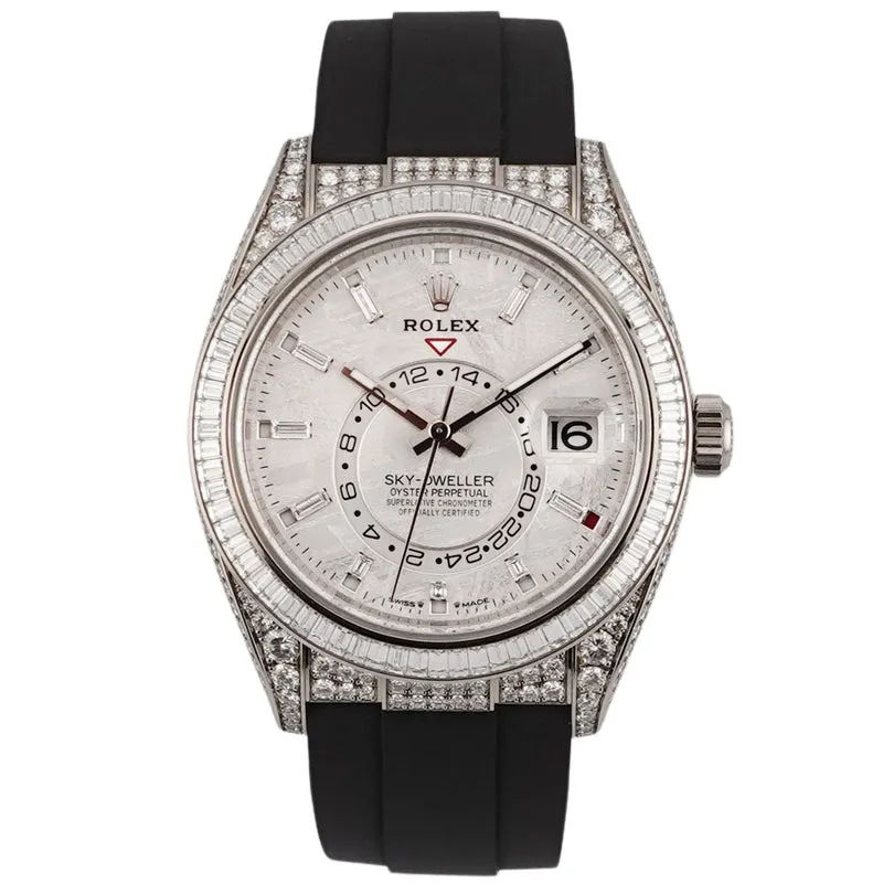 Rolex Sky-Dweller Meteorite Weißgold 336259TBR "Factory Iced Out" - 2024