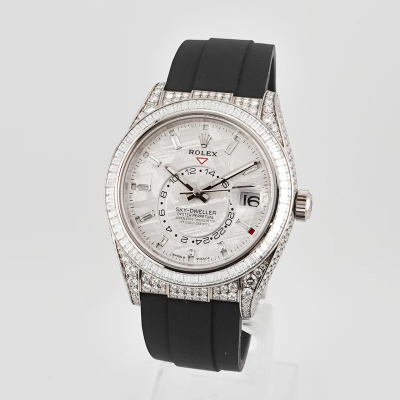 Rolex Sky-Dweller Meteorite Weißgold 336259TBR "Factory Iced Out" - 2024