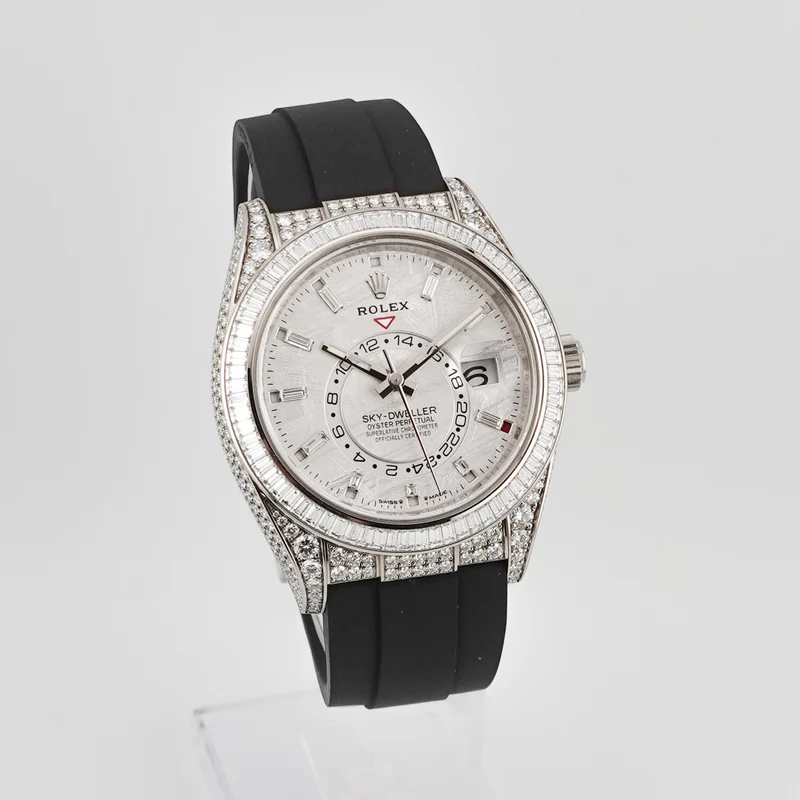 Rolex Sky-Dweller Meteorite Weißgold 336259TBR "Factory Iced Out" - 2024