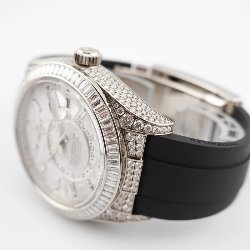 Rolex Sky-Dweller Meteorite Weißgold 336259TBR "Factory Iced Out" - 2024