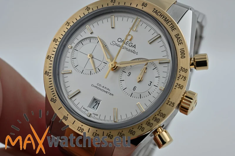 Omega Speedmaster '57 1957 Co-Axial Chronograph 33120425102001 Steel Gold 18k