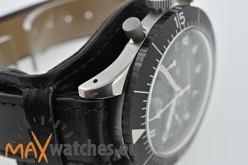 Heuer Bund Bundeswehr Chronograph 1551SGSZ Sternzeit reguliert Versorgungsnummer NOS Set