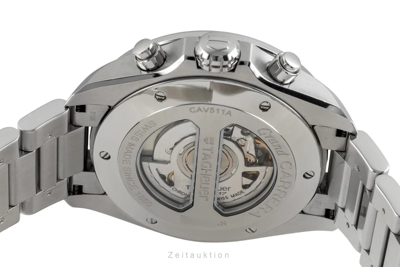 Tag Heuer Carrera chronograph steel automatic men's watch CAV511A.BA0902 [2605618]