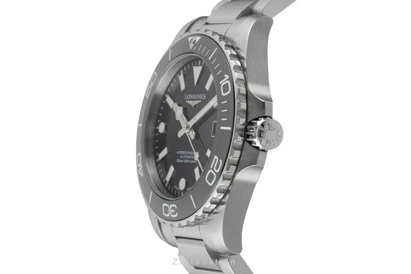 Longines Hydro Conquest steel automatic men's watch L3.779.4.56.6 LP: 2150EUR [2605803]