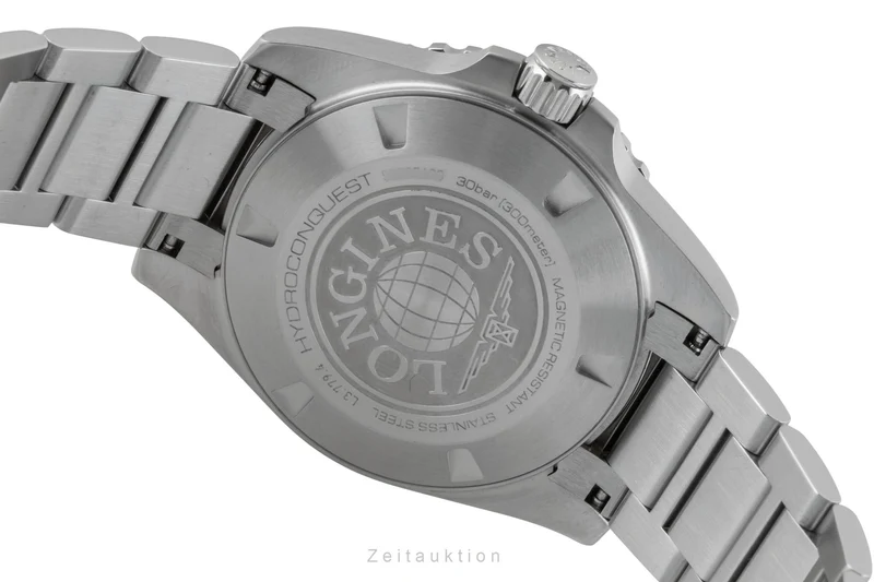 Longines Hydro Conquest steel automatic men's watch L3.779.4.56.6 LP: 2150EUR [2605803]