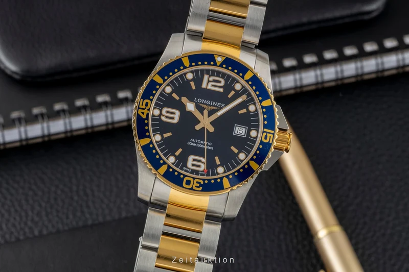 Longines Hydro Conquest steel automatic men's watch L3.742.3.96.7 LP: 1700EUR [2605495]