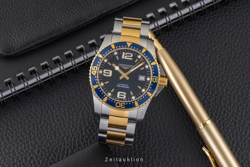 Longines Hydro Conquest steel automatic men's watch L3.742.3.96.7 LP: 1700EUR [2605495]
