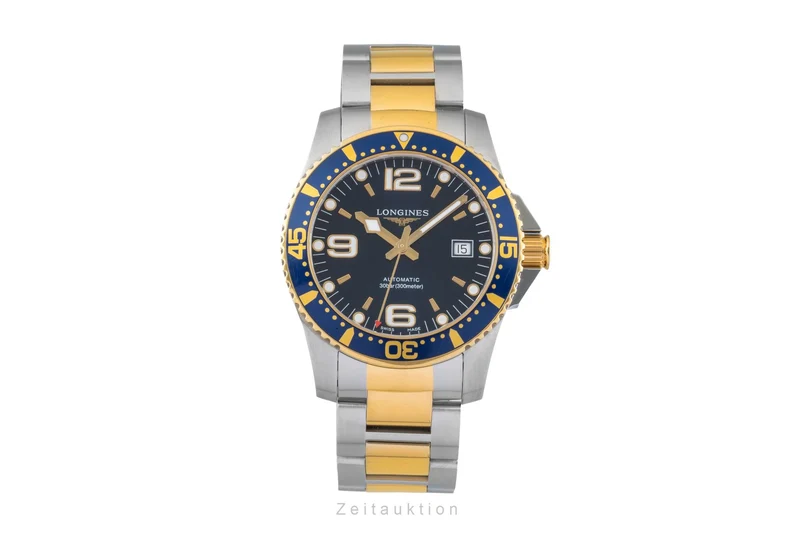Longines Hydro Conquest steel automatic men's watch L3.742.3.96.7 LP: 1700EUR [2605495]