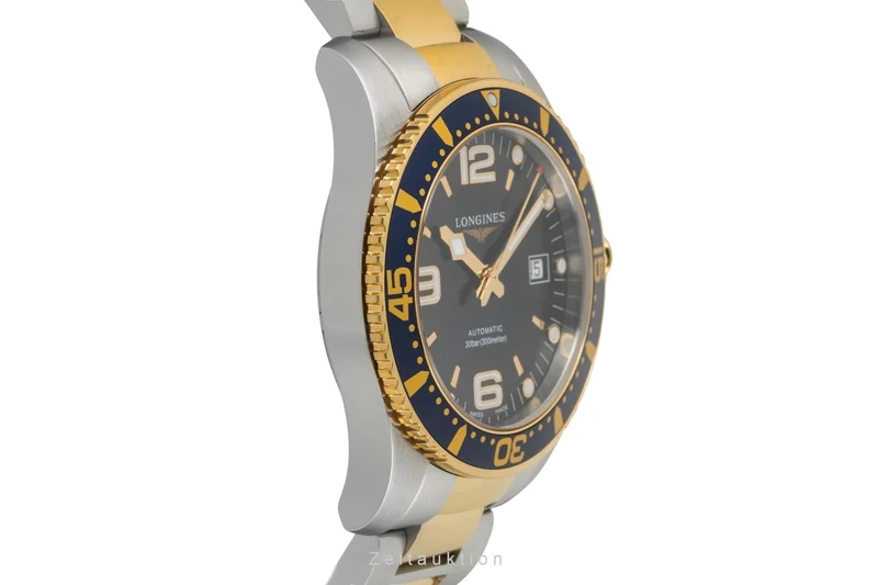 Longines Hydro Conquest steel automatic men's watch L3.742.3.96.7 LP: 1700EUR [2605495]
