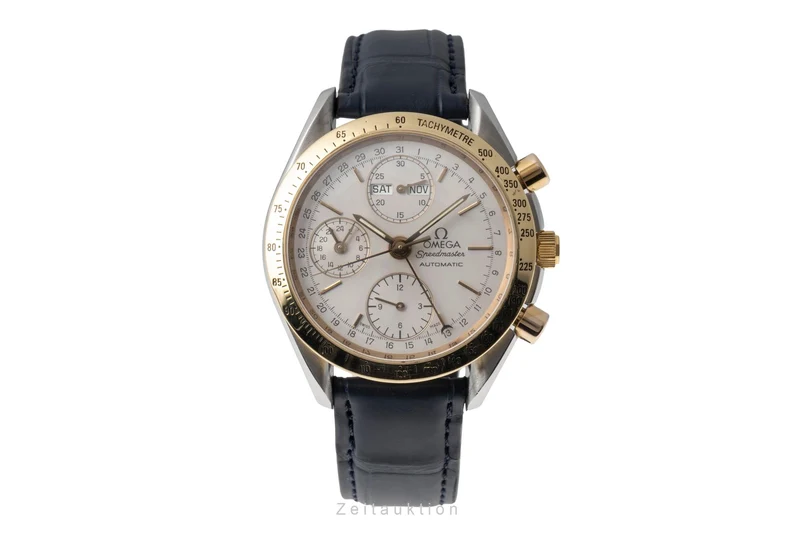 Omega Speedmaster Date chronograph steel / gold automatic men's watch 3321.30 [2605026]