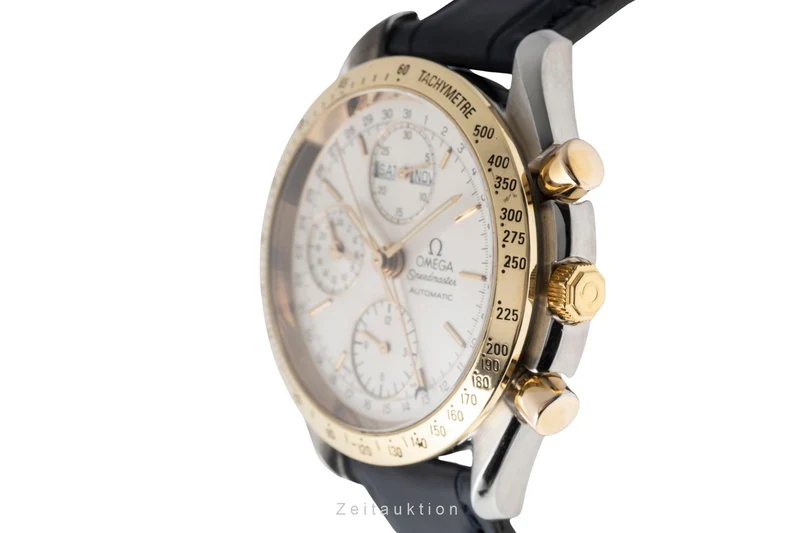 Omega Speedmaster Date chronograph steel / gold automatic men's watch 3321.30 [2605026]