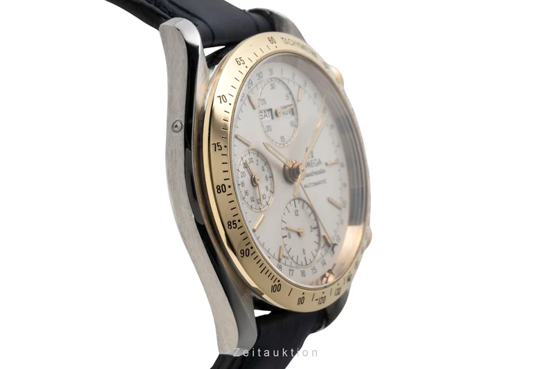 Omega Speedmaster Date chronograph steel / gold automatic men's watch 3321.30 [2605026]