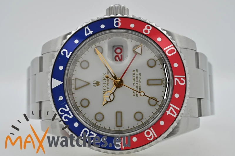 Rolex GMT Master II 116710BLRO Blaken Vintage Line PanAm White Dial Limited 58pcs