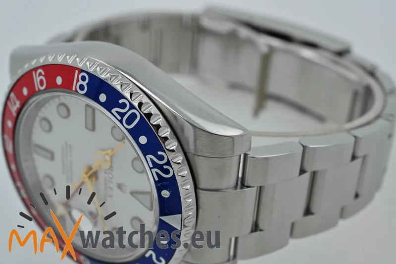 Rolex GMT Master II 116710BLRO Blaken Vintage Line PanAm White Dial Limited 58pcs