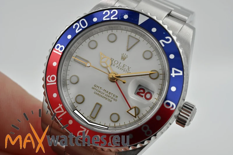 Rolex GMT Master II 116710BLRO Blaken Vintage Line PanAm White Dial Limited 58pcs