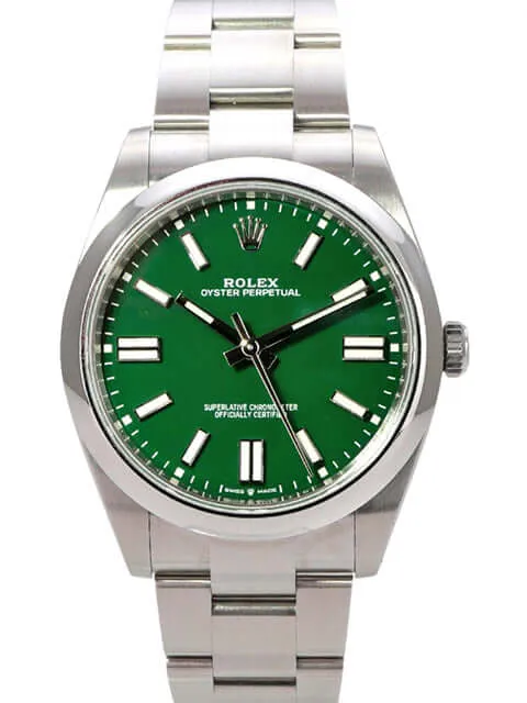 Rolex Oyster Perpetual 41 Ref. 124300 Grün