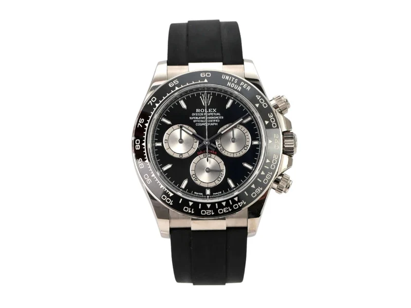 Rolex Daytona 126519LN Weißgold Oysterflex Schwarz