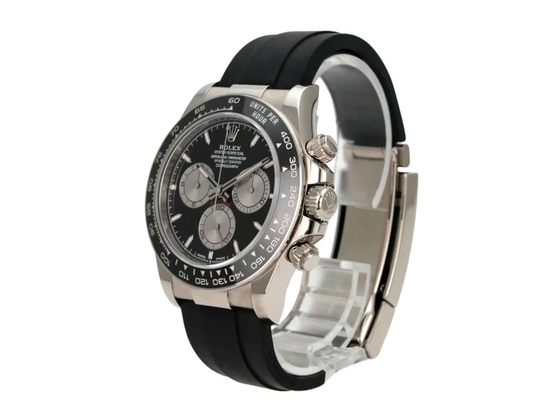 Rolex Daytona 126519LN Weißgold Oysterflex Schwarz