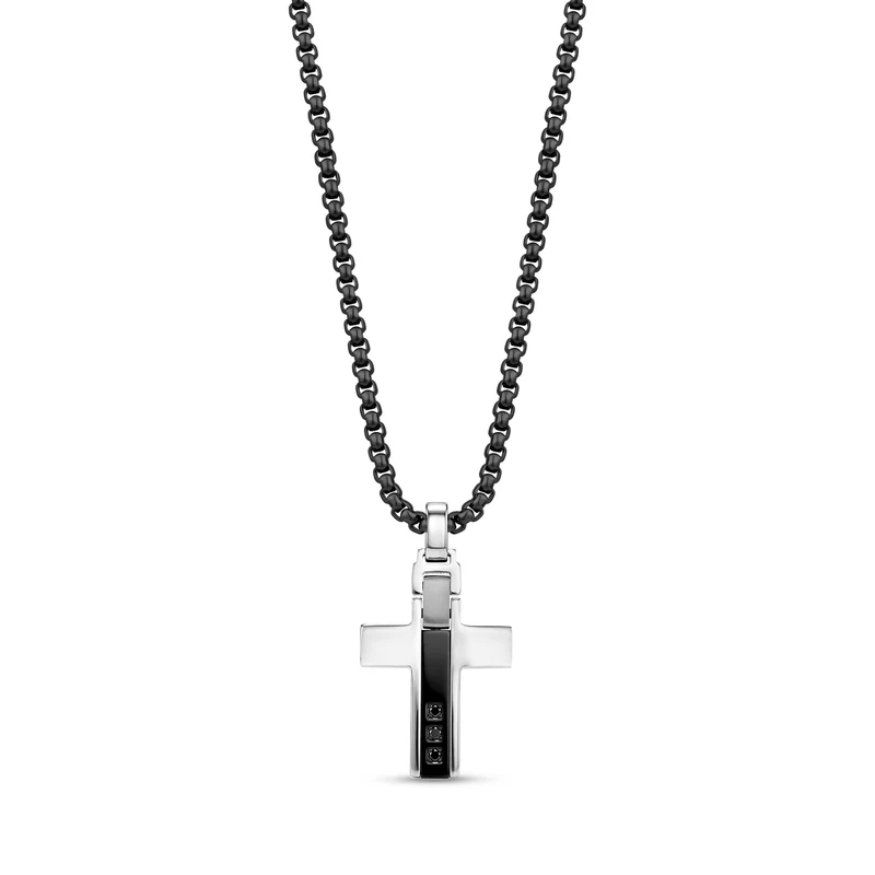 Mitternachtsbar Kreuz-Anhänger