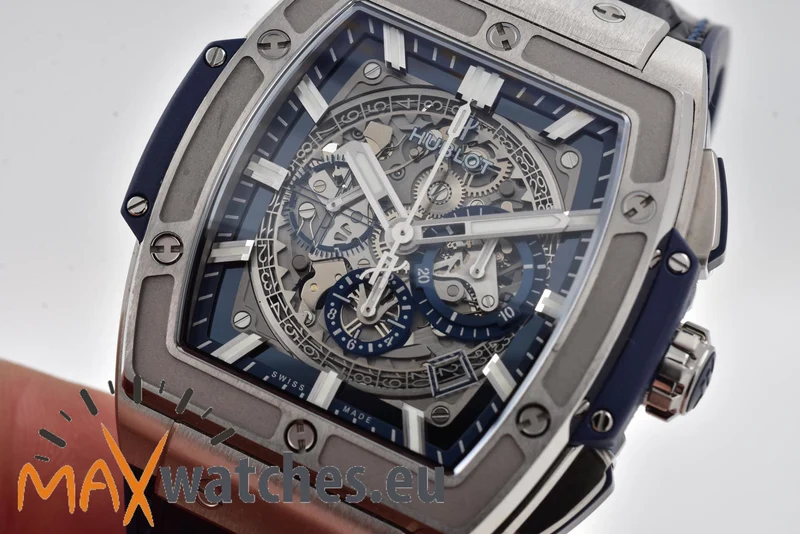 Hublot Spirit of Big Bang Blue Chronograph 601.NX.7170.LR Titanium