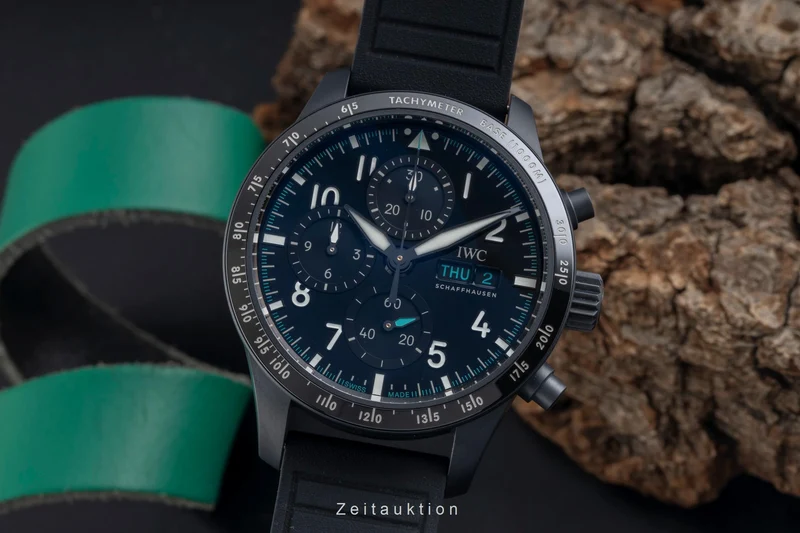 IWC Pilot chronograph ceramic automatic men's watch IW388306 LP: 16000EUR [2605705]