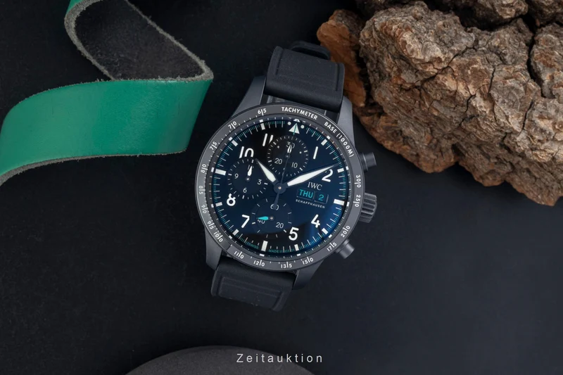 IWC Pilot chronograph ceramic automatic men's watch IW388306 LP: 16000EUR [2605705]