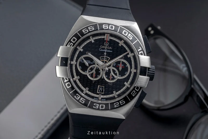 Omega Constellation chronograph steel automatic men's watch 121.32.44.52.01.001 [2605469]