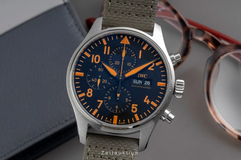 IWC Fliegerchronograph steel automatic men's watch IW377730 [2605760]