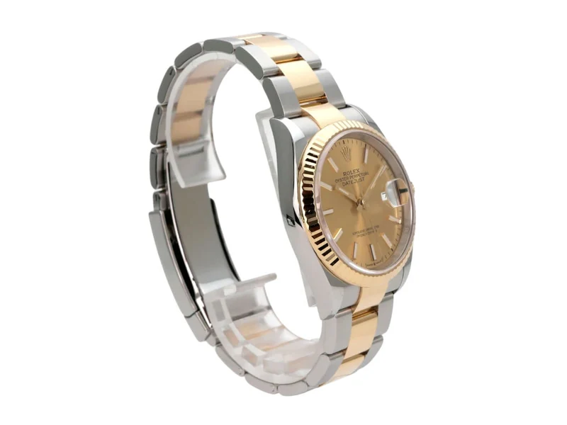 Rolex Datejust 36 Oystersteel Gelbgold 126233 Champagner
