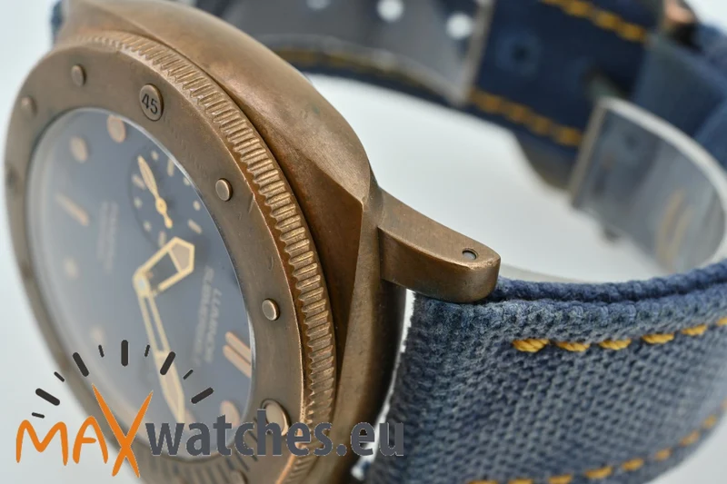Panerai Luminor Submersible 1950 3 Days Bronze Bronzo PAM 671 Limited 47mm Blue Dial