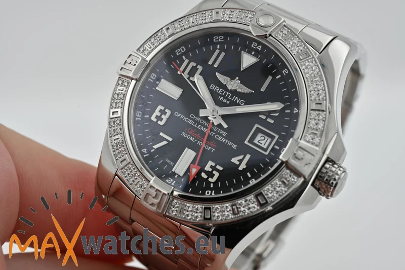 Breitling Avenger II GMT A3239053 Diamond Bezel