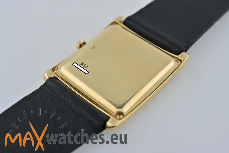 Piaget Jumbo Tank Ultra Thin Automatic 18k yellow gold LC100 Vintage