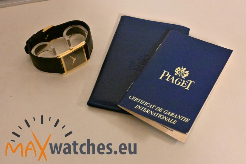 Piaget Jumbo Tank Ultra Thin Automatic 18k yellow gold LC100 Vintage