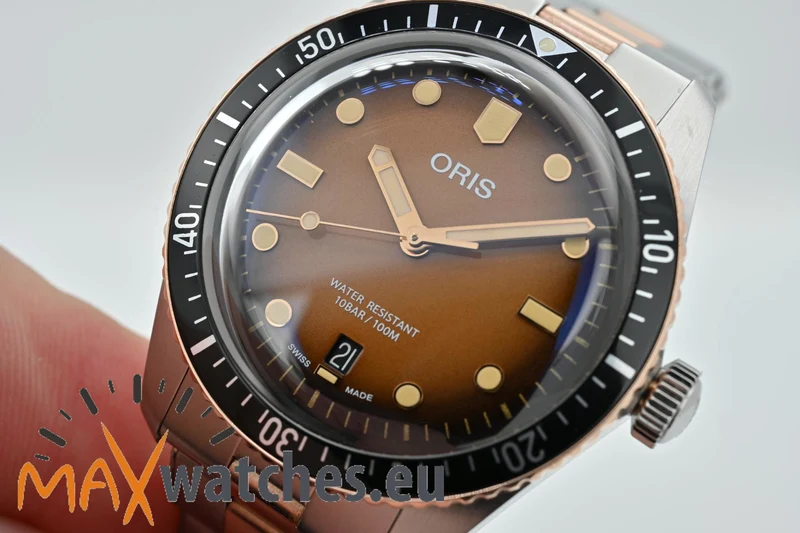 Oris Diving Divers Sixty-Five 01 733 7707 4356 Bronze Steel