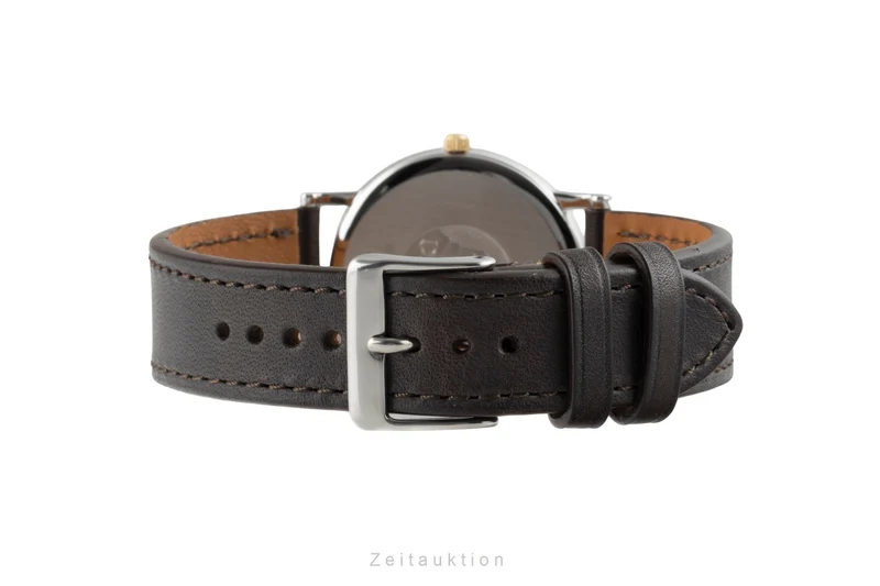 Omega De Ville gilt / steel quartz men's watch 196.2432 [2605488]