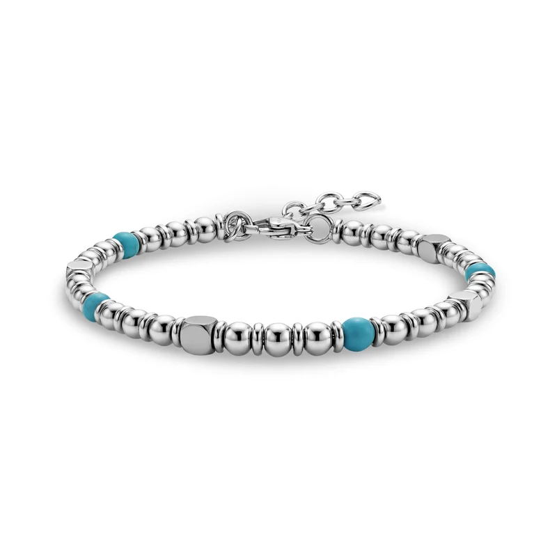 Türkisfarbenes Armband mit Achse