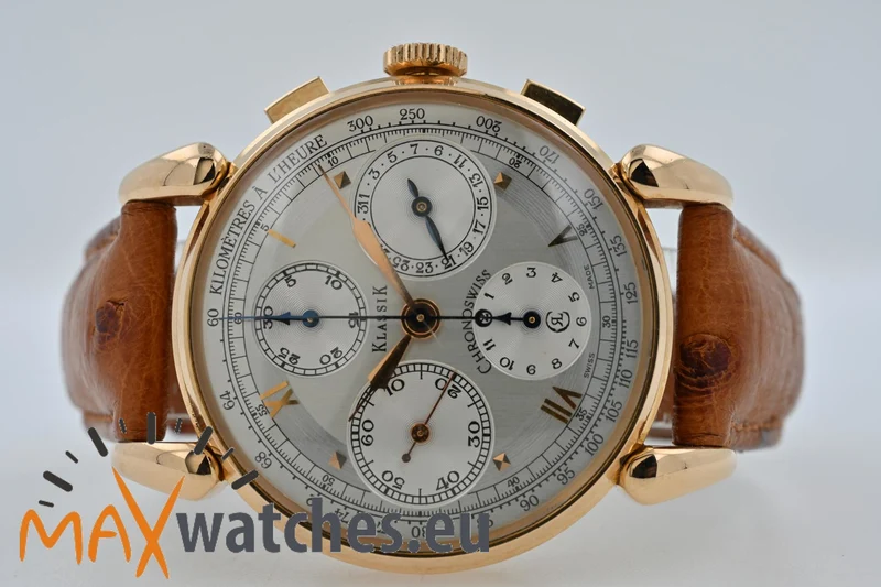 Chronoswiss Classic Chronograph Klassik Classic 18k Yellow Gold CH7441 77g