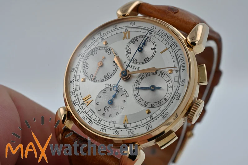 Chronoswiss Classic Chronograph Klassik Classic 18k Yellow Gold CH7441 77g