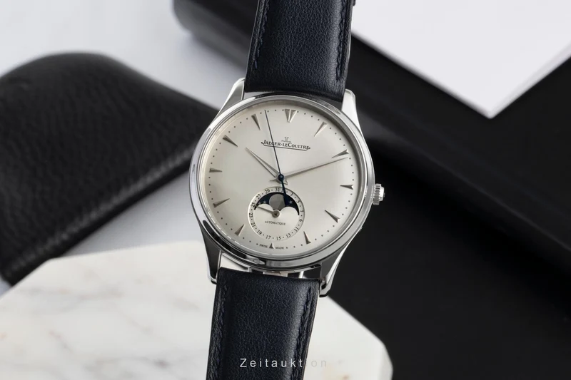 Jaeger LeCoultre Master Ultra Thin steel automatic men's watch Q1368420 , 176.8.64.S LP: 12200EUR [2605603]