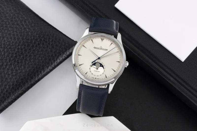 Jaeger LeCoultre Master Ultra Thin steel automatic men's watch Q1368420 , 176.8.64.S LP: 12200EUR [2605603]