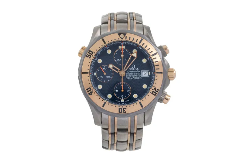 Omega Seamaster chronograph titanium / gold automatic men's watch 2296.80.00 [2605407]