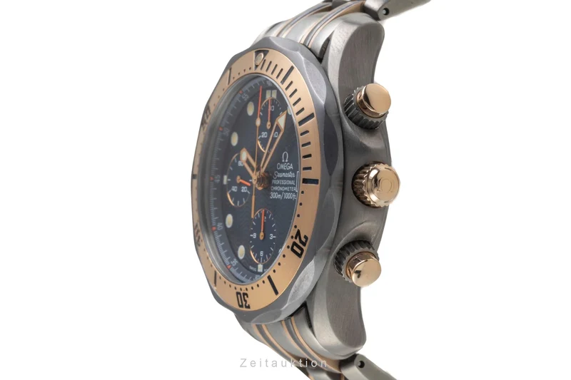 Omega Seamaster chronograph titanium / gold automatic men's watch 2296.80.00 [2605407]